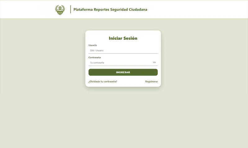 Sistema Web de Reportes